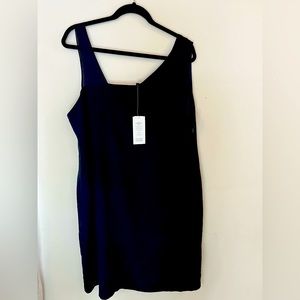 Eileen Fisher NWT Silk Crepe black dress